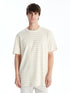 LC Waikiki Crew Neck Short Sleeve Striped Combed Cotton Men's T-shirt